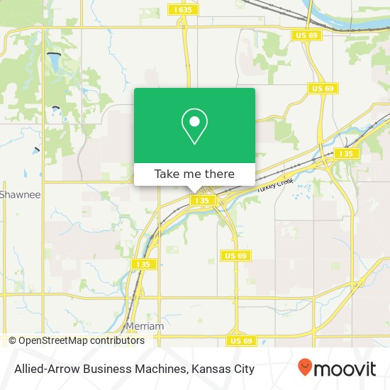 Allied-Arrow Business Machines map