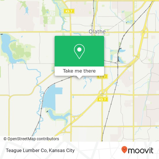 Teague Lumber Co map