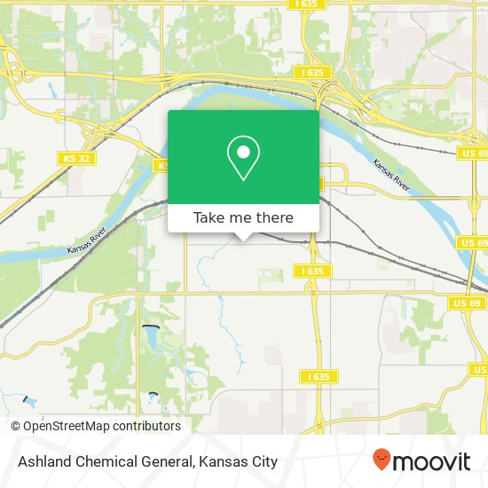 Mapa de Ashland Chemical General