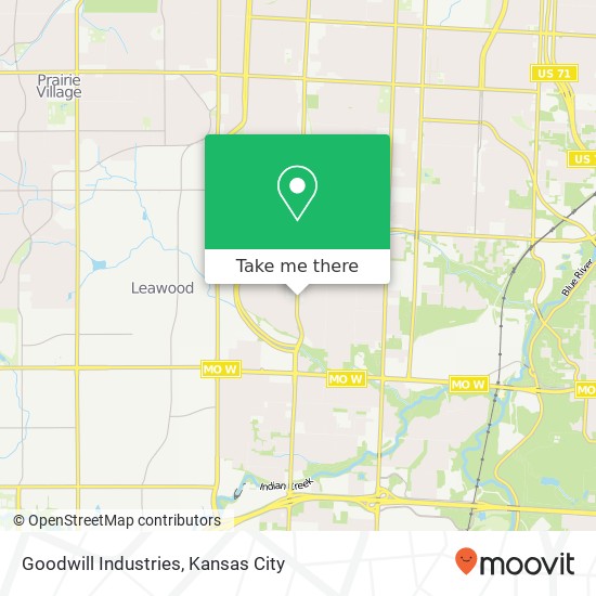 Goodwill Industries map