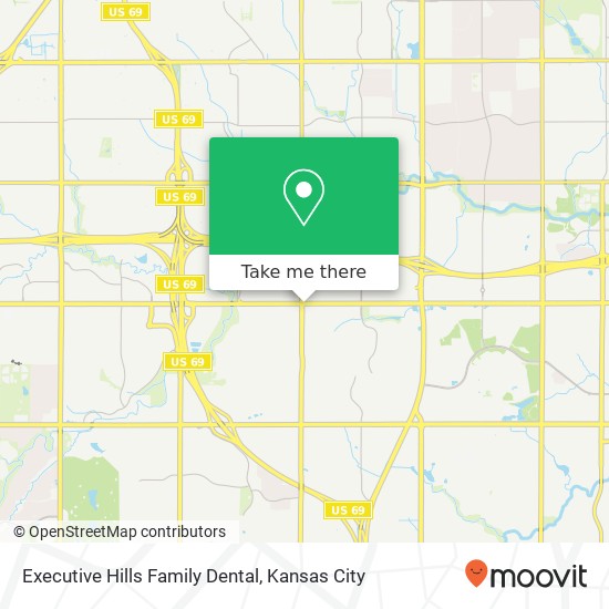 Executive Hills Family Dental map