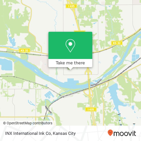 INX International Ink Co map