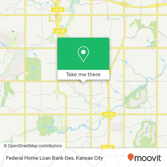 Mapa de Federal Home Loan Bank-Des