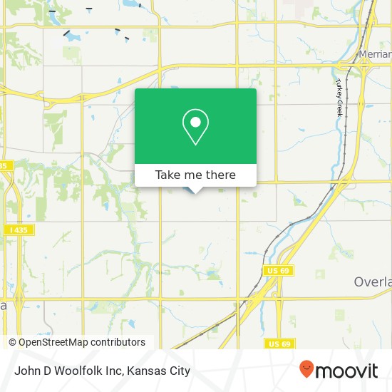 John D Woolfolk Inc map