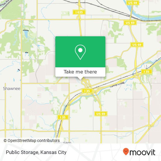 Public Storage map