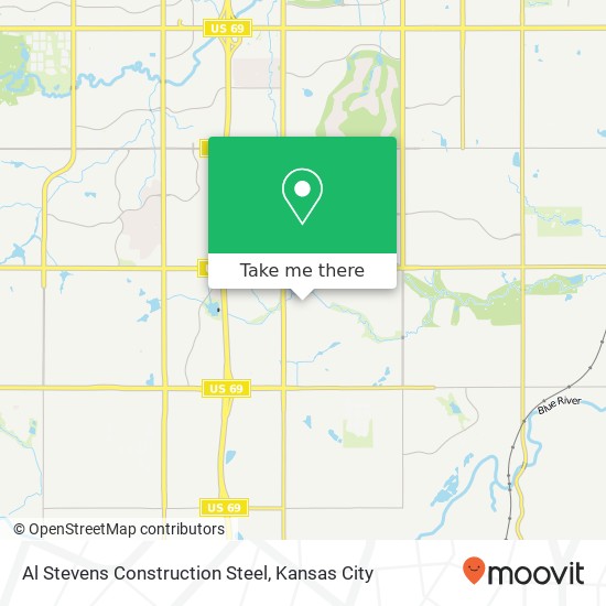 Al Stevens Construction Steel map