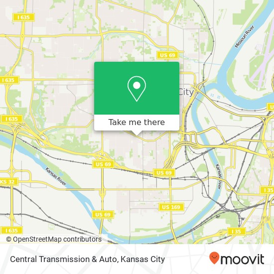 Central Transmission & Auto map