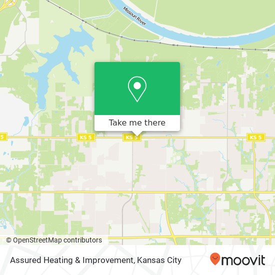 Mapa de Assured Heating & Improvement