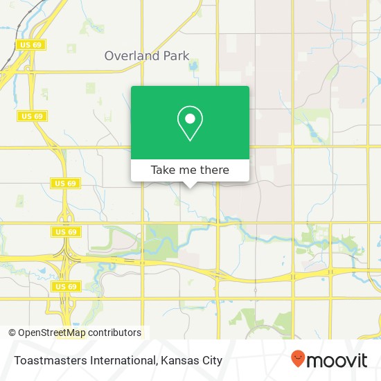 Toastmasters International map