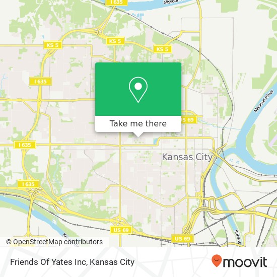 Friends Of Yates Inc map