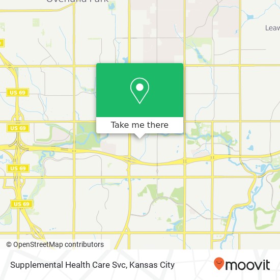 Supplemental Health Care Svc map