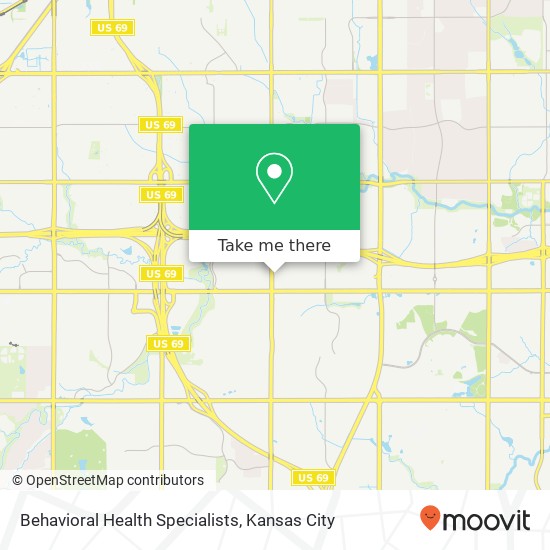 Behavioral Health Specialists map