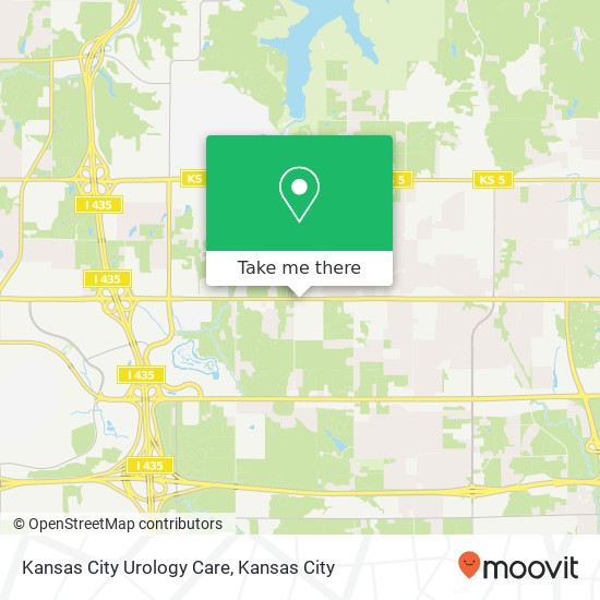 Mapa de Kansas City Urology Care