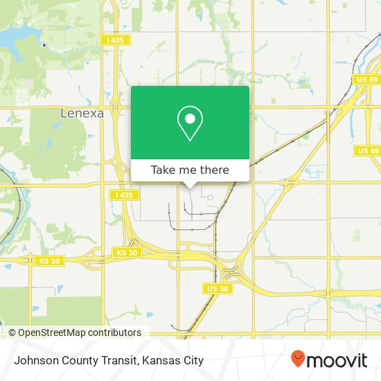 Mapa de Johnson County Transit