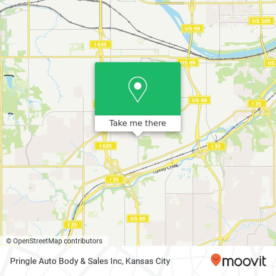 Pringle Auto Body & Sales Inc map