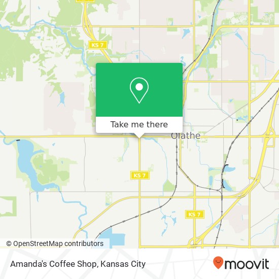 Amanda's Coffee Shop map