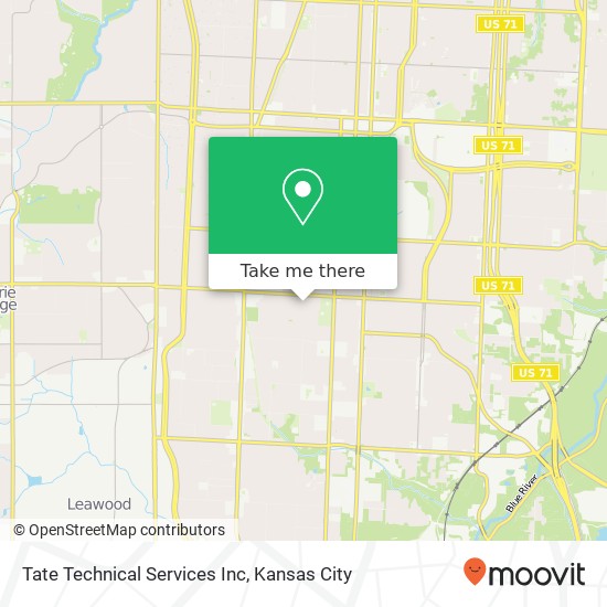 Mapa de Tate Technical Services Inc