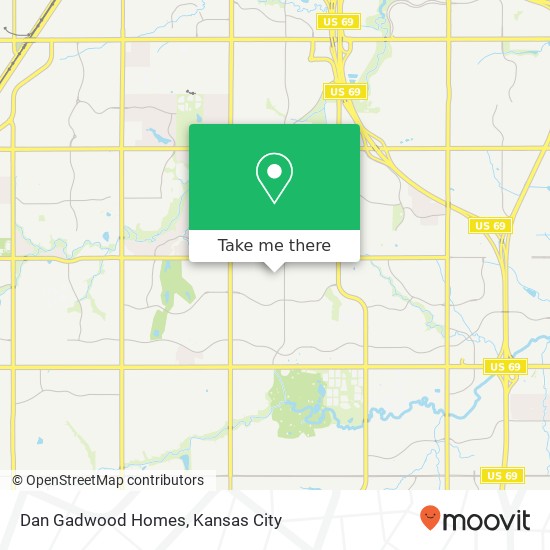 Mapa de Dan Gadwood Homes