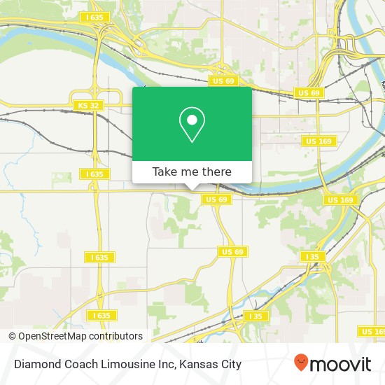 Mapa de Diamond Coach Limousine Inc