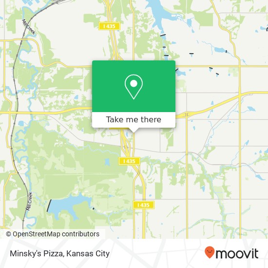 Minsky's Pizza map