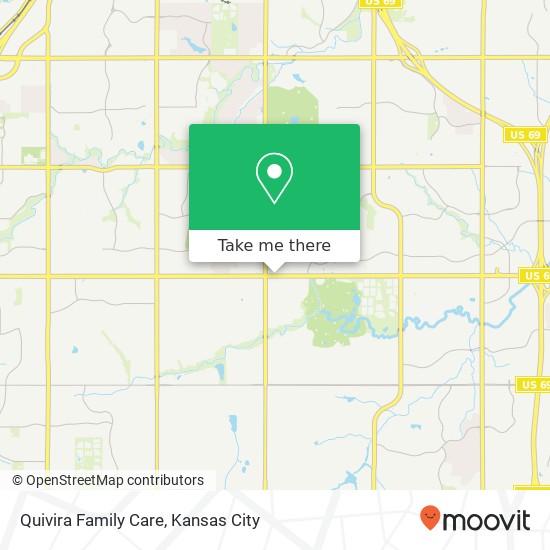 Quivira Family Care map