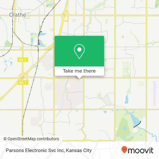 Parsons Electronic Svc Inc map