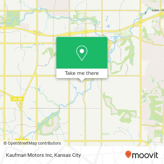 Kaufman Motors Inc map