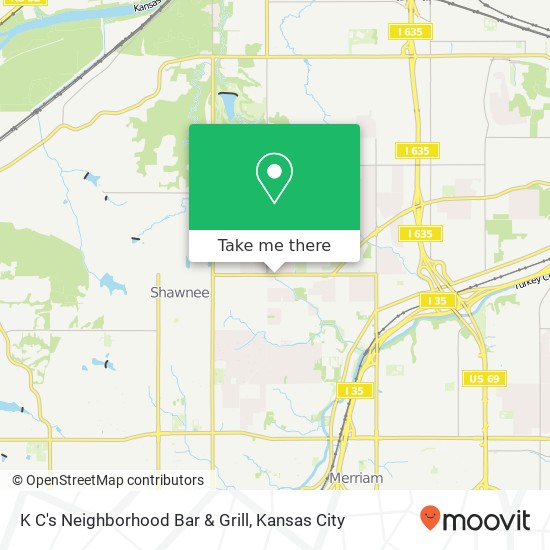Mapa de K C's Neighborhood Bar & Grill