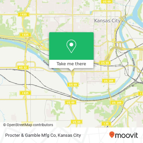 Procter & Gamble Mfg Co map