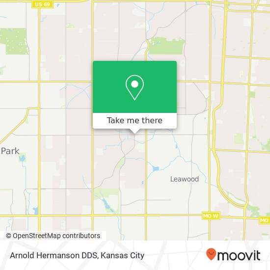 Arnold Hermanson DDS map