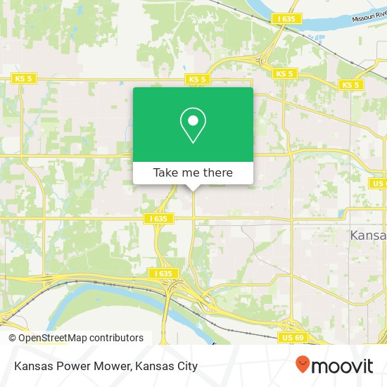 Kansas Power Mower map