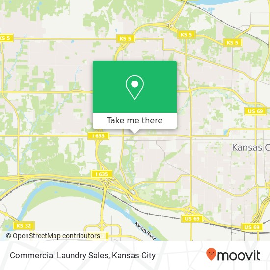 Commercial Laundry Sales map