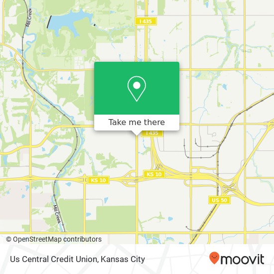 Us Central Credit Union map