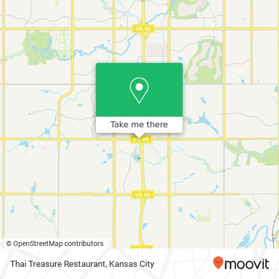 Mapa de Thai Treasure Restaurant