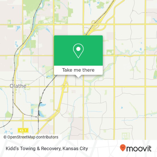 Mapa de Kidd's Towing & Recovery