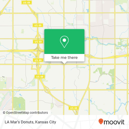 LA Mar's Donuts map