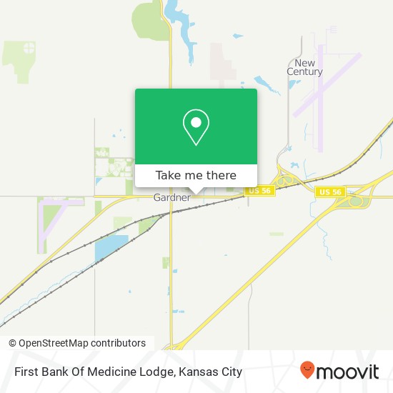 First Bank Of Medicine Lodge map
