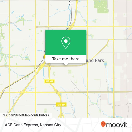 ACE Cash Express map