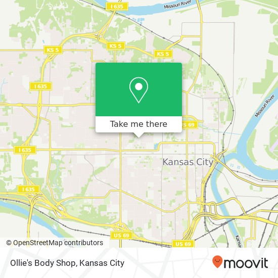 Ollie's Body Shop map