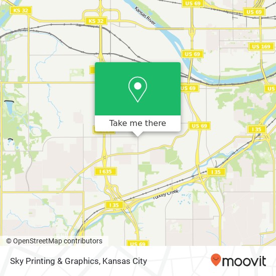 Sky Printing & Graphics map