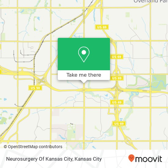 Neurosurgery Of Kansas City map