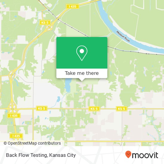 Back Flow Testing map