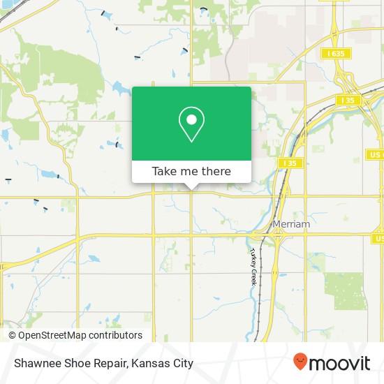 Mapa de Shawnee Shoe Repair