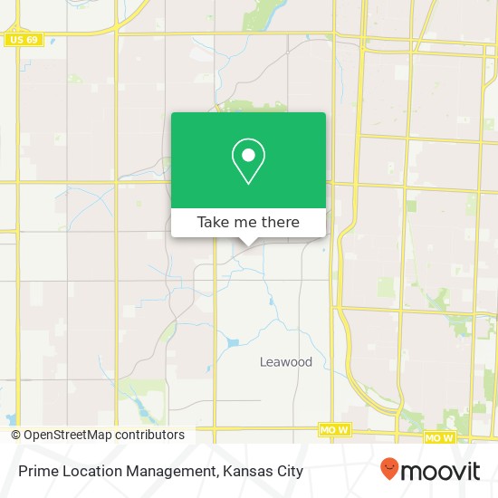 Prime Location Management map