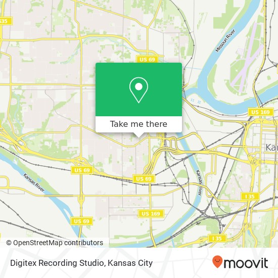 Mapa de Digitex Recording Studio