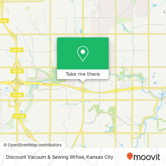 Discount Vacuum & Sewing Wrhse map