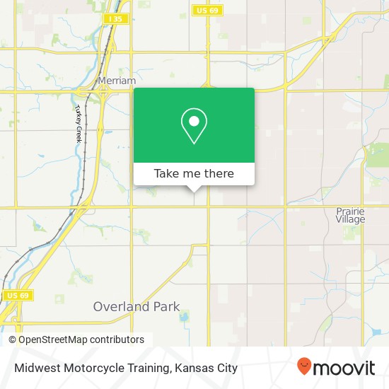 Mapa de Midwest Motorcycle Training