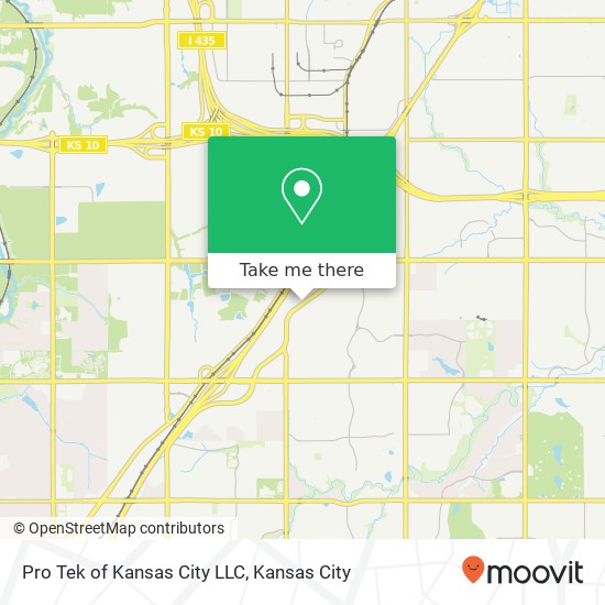 Pro Tek of Kansas City LLC map