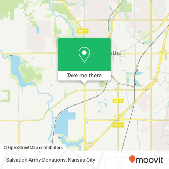 Salvation Army Donations map