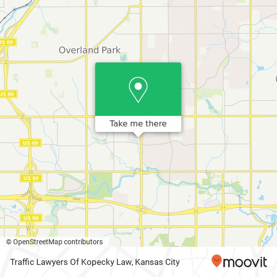 Traffic Lawyers Of Kopecky Law map